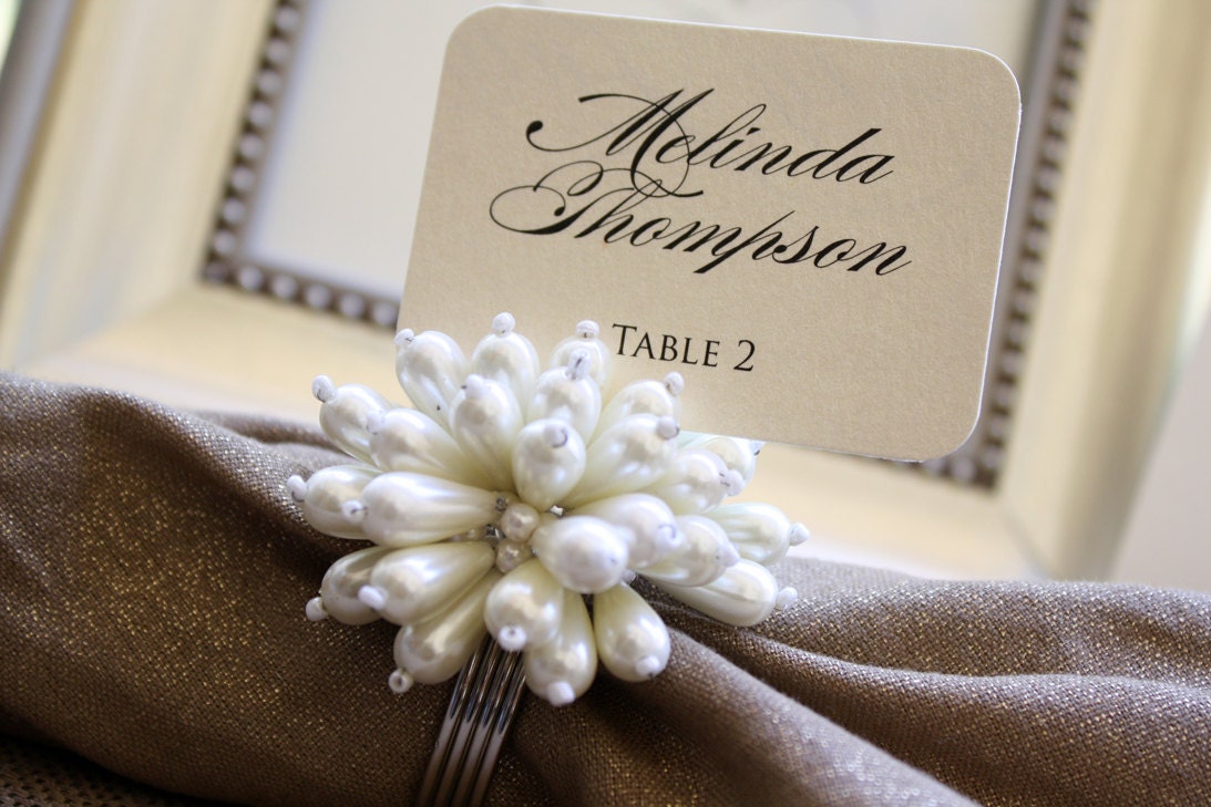 Formal CUSTOM PRINTED Escort Cards / Place Cards