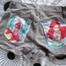 Vintage Disney Little Mermaid Ariel Acid Wash Destroyed Grey Denim Jean Shorts