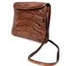 Chloe, French Vintage, 1970s Tan Crocodile Satchel, Messenger Handbag from Paris, Festival Bag