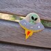Felt Brooch - UFO And Alien