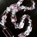 1950s Translucent LUCITE Celluloid Pink CLear Art Deco Avant Garde Vintage Jewelry Necklace Vintage Gift artedellamoda SALE was 75