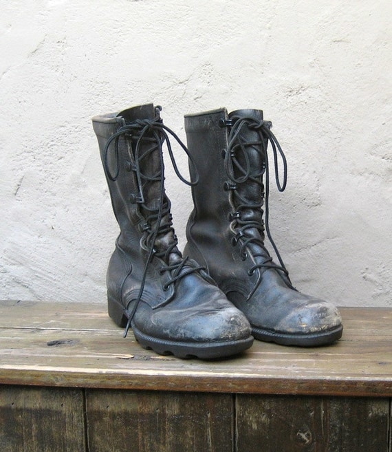 worn in leather boots