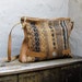 Vintage Navajo Tapestry Vegan Cross Body Messenger Bag