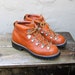 Vintage Danner Tan Leather Lace Up Rugged Mountain Climbing Boots Ladies Size 6M