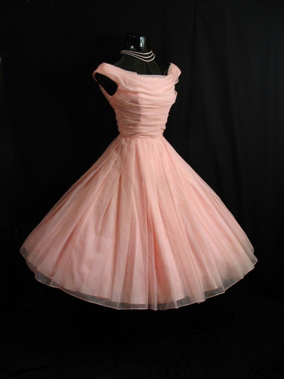 Vintage Pink Gown 9