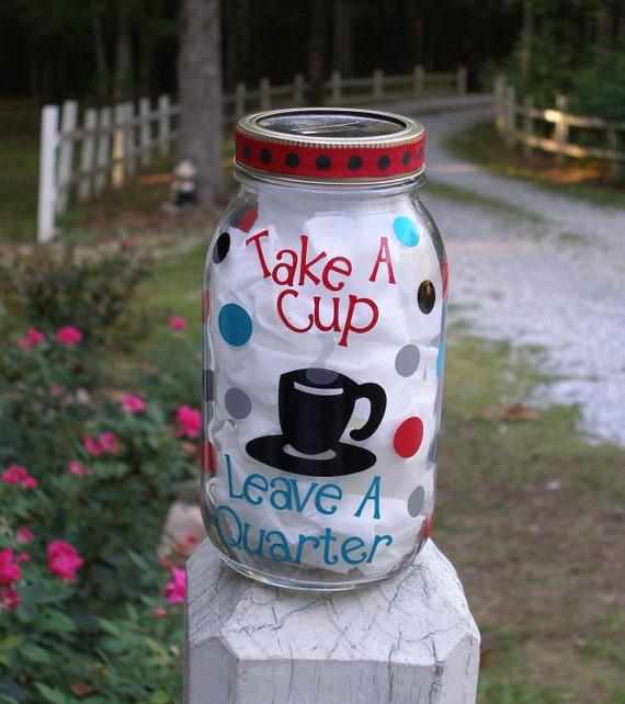 Coffee Fund Jar Coin Bank