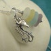 Sea Glass Necklace Sterling Silver With Unicorn Pastel Stacker
