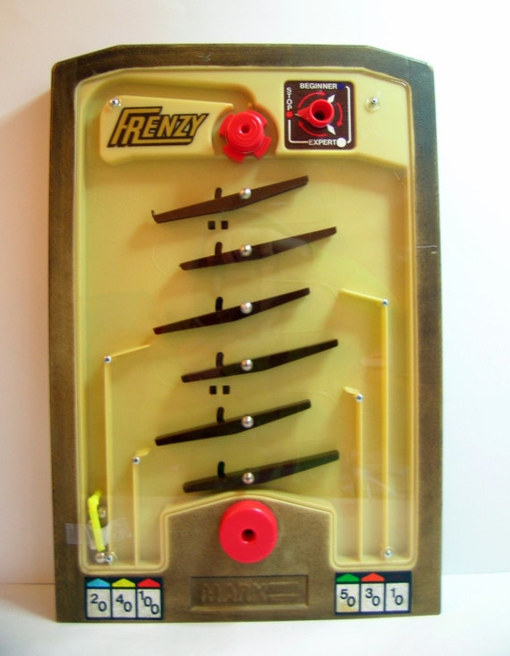 Vintage MARX FRENZY pinball game from 1974