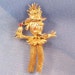 Cute Scarecrow Brooch Pin, Vintage, Figural