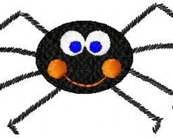Spider Machine Embroidery Design Single, Halloween Embroidery Design, Machine Embroidery Design, Fall Embroidery Design // Joyful Stitches