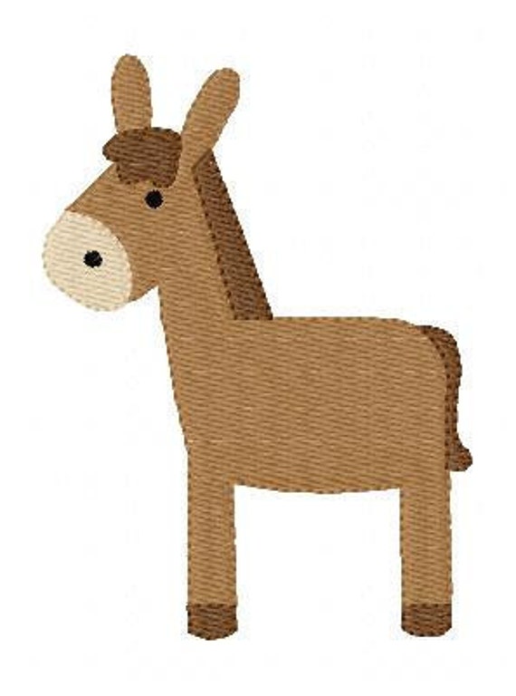 Donkey Machine Embroidery Design Donkey Machine Embroidery Design