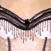 Pink Lady Baby Pink Lace Camisole Bustier w/ Beaded Fringe Tassels
