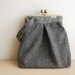 LARGE BAG grey and white