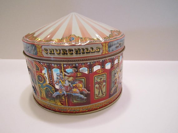 Churchill's Carousel Tin Highly Collectible