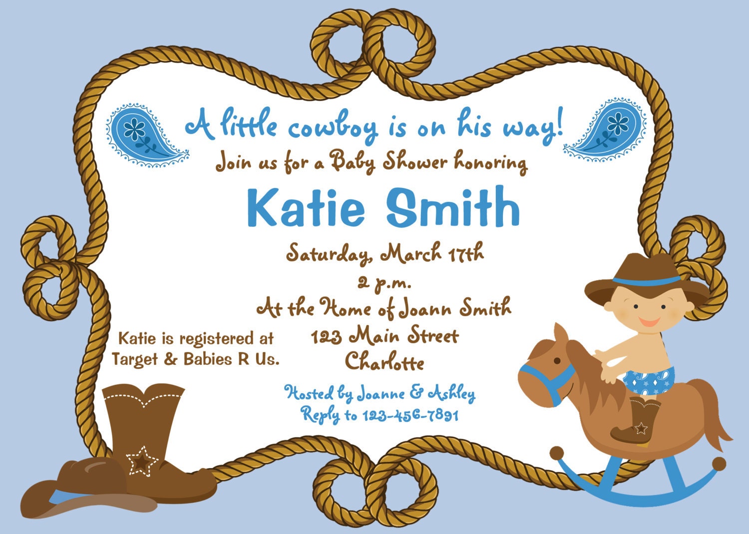 free cowgirl baby shower clip art - photo #46