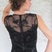 Sheer Sweetheart Adrienne Vittadini Wool Dress Small