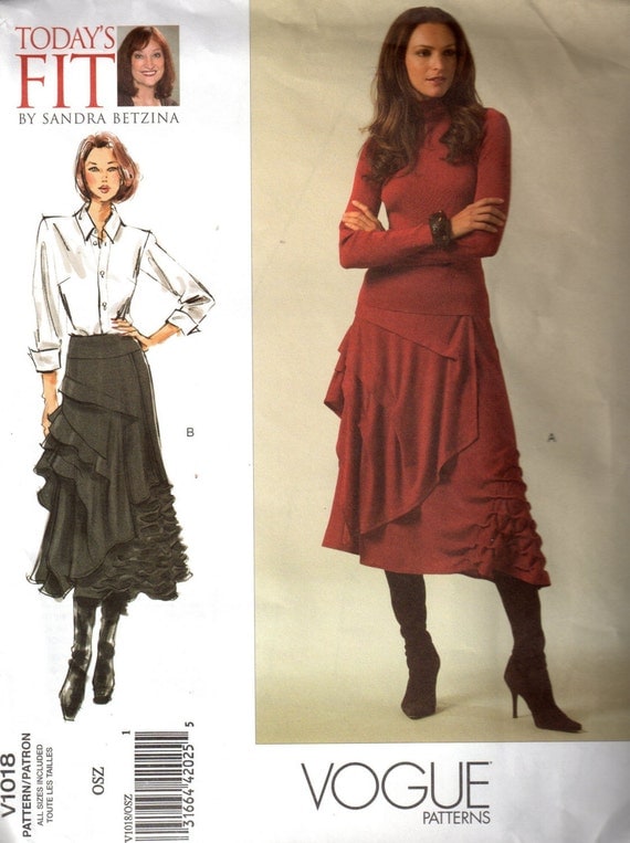 Vogue 1018 pattern skirt Sandra Betzina OOP