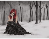 Frozen Hearts Love Art Print Glossy Fantasy Emo Goth Girl Zindy Nielsen Frozen Hearts Love Art Print Glossy Fantasy Emo Goth Girl Zindy Nielsen