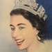 Vintage Queen Elizabeth Coronation Print