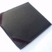 Kindle 3 Black German Wool Felt with Swiss Burgundy Elastic Ties Portrait