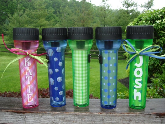 Personalized Flashlights for Summer Fun by personalize4you on Etsy