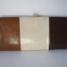 Vintage Retro Clutch Purse 1950s or 60s Tan Brown Caramel