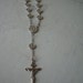 Vintage Antique Pocket Catholic Rosary Silver with Cross