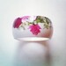 StayGoldMaryRose - Stunning vintage china vase bracelet with rose pattern - Bangles cut from vintage miniature vases.