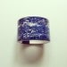 StayGoldMaryRose - (Large) Stunning blue country scene willow pattern tea cup bangle/bracelet with navy satin ribbon band.