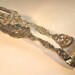 SALE Vintage Asparagus Tongs in Silver Plate
