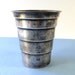 Danish Silver Jigger Measure Four Ounce Marked EL 604 Denmark