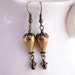 Brass Steampunk Hot Air Balloon Earrings - Steampunk Earrings - Victorian Earrings - Brass Earrings