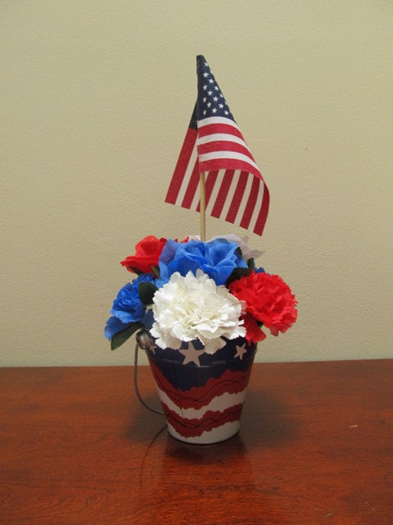 Patriotic Flower Arrangement