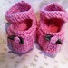 Pattern for "Amy" Hand knitted ribbed Mary-Janes. Quick & EASY...Beginner plus level