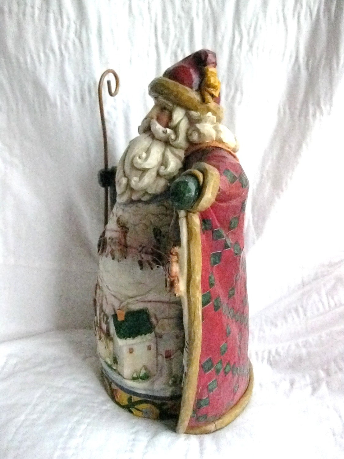 jim shore santa in sleigh