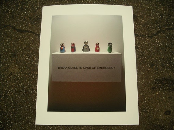 Items similar to Break Glass, in Case of Emergency on Etsy