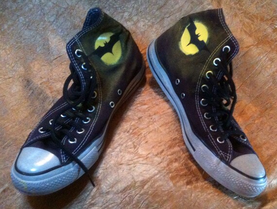 Batman Dark Knight Converse Hi-Top Shoes
