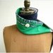 Upcycled Notre Dame Fighting Irish T Shirt Scarf / Navy Blue Gray Kelly Green White / Unisex / Fall / Spring / Cotton Tees / by ohzie