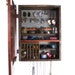 Unique Hanging Jewelry Organizer made from repurposed wood... Handmade by TangleandFold