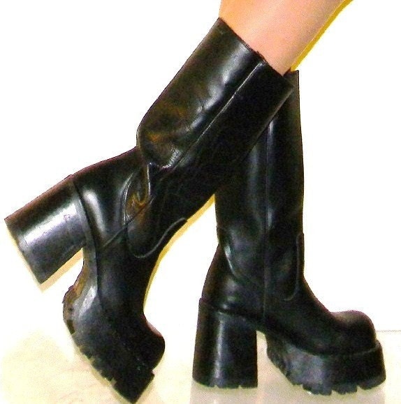 destroy platform cowboy boots