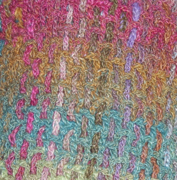 Crocheted Scarf Pattern in Noro Sock Yarn from ...