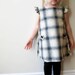 RESERVED for JaxsieJaxs Uptown Jumper dress 12m Organic black ivory wool LAST ONE ready to ship