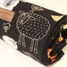 ExtraLarge Modern baby blanket black Farm animals LIMITED (only 2 left) black minkee minky swaddle blanket quilt