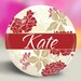Great Stocking Stuffers - Personalized Pocket Mirror - Lamour in Red
