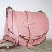 Light Pink Leather Purse - Bag - Messenger - Cross body Goldmann/ SALE