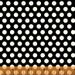 LAMINATED Cotton Balck & White Polka Dot, BPA and PVC Free, 54" wide - 1 Yard