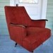 Mid Century Swivel Red Rocker.