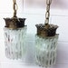 FREE SHIPPING Pair of Vintage Hollywood Regency Swag Lamps