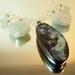 50% OFF - Australian Boulder Opal and Aquamarine Pendants Necklace