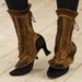 Spats, copper brown colour